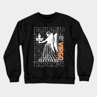 Virgo zodiac design Crewneck Sweatshirt